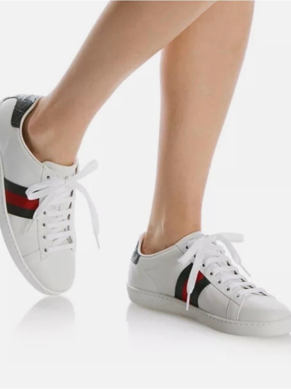 Discontinued Women’s Gucci Ace Sneakers (Style 387993) EU 38 | US 8 - Picture 9 of 9
